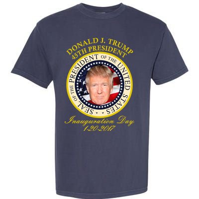 Donald J. Trump Presidential Seal Inauguration Garment-Dyed Heavyweight T-Shirt