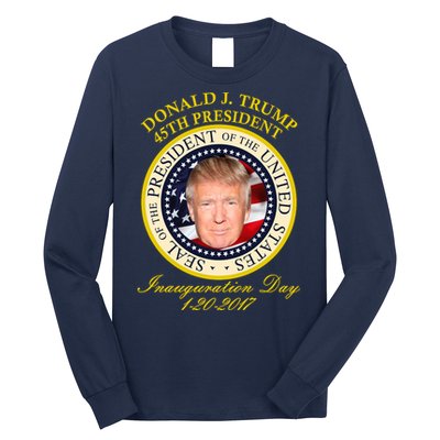 Donald J. Trump Presidential Seal Inauguration Long Sleeve Shirt