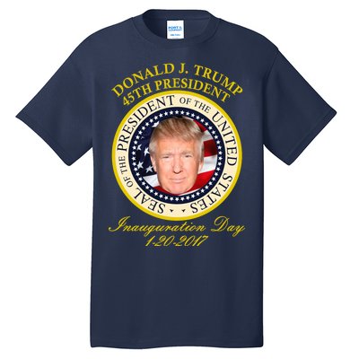 Donald J. Trump Presidential Seal Inauguration Tall T-Shirt