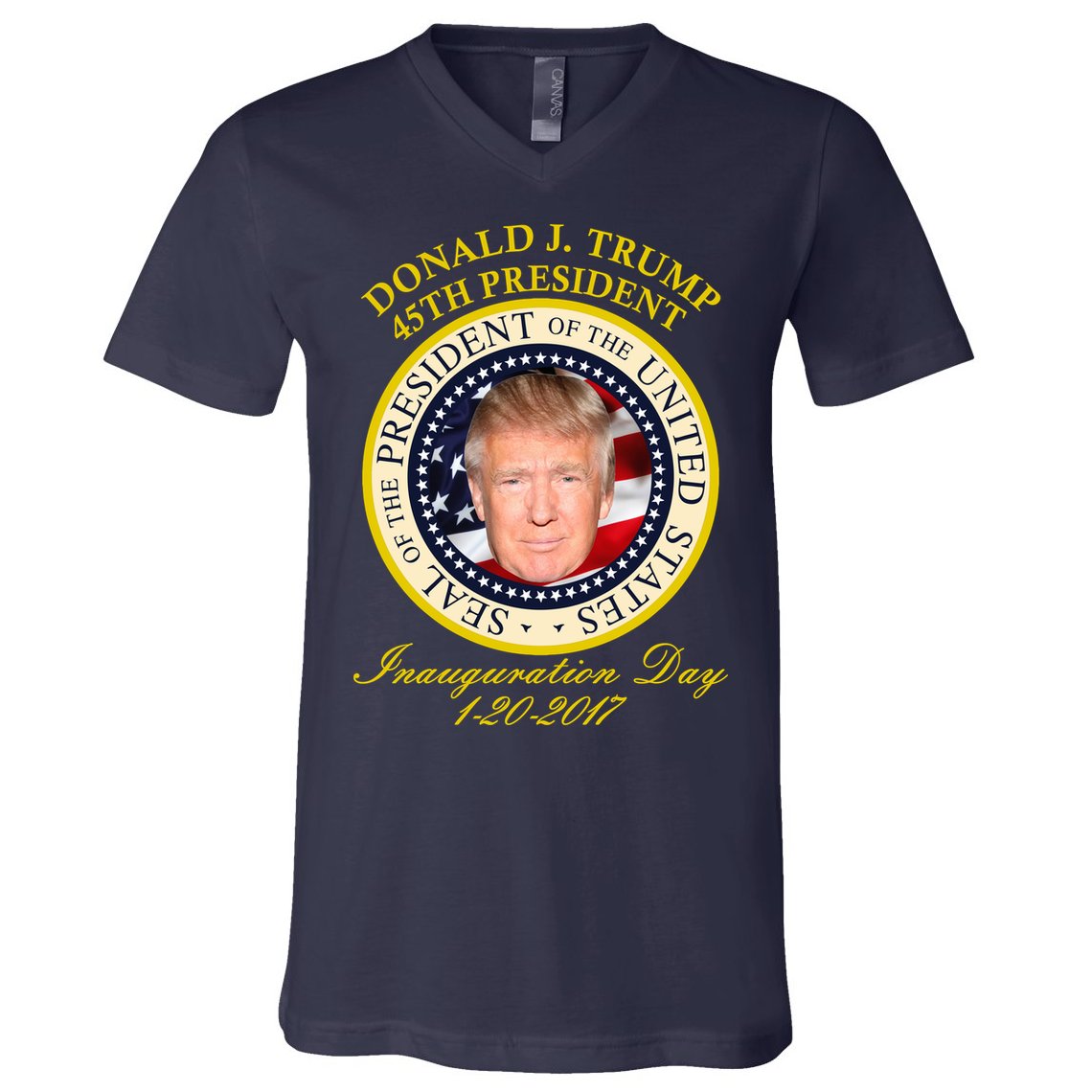 Donald J. Trump Presidential Seal Inauguration V-Neck T-Shirt