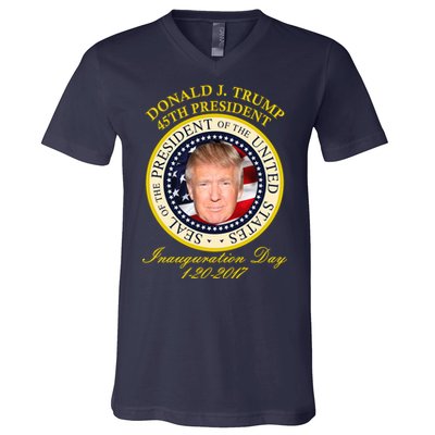 Donald J. Trump Presidential Seal Inauguration V-Neck T-Shirt