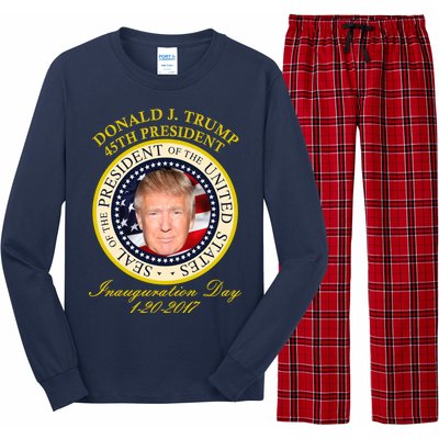 Donald J. Trump Presidential Seal Inauguration Long Sleeve Pajama Set