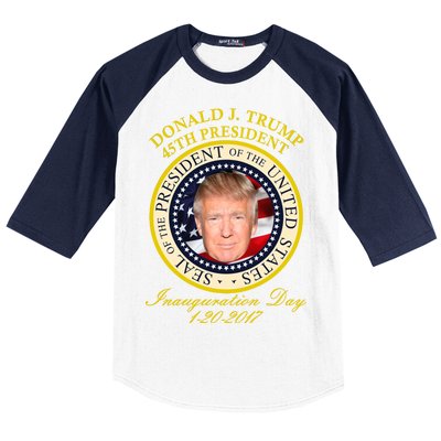 Donald J. Trump Presidential Seal Inauguration Baseball Sleeve Shirt