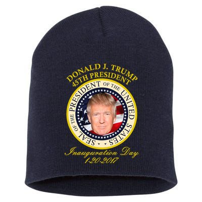 Donald J. Trump Presidential Seal Inauguration Short Acrylic Beanie