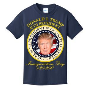 Donald J. Trump Presidential Seal Inauguration Kids T-Shirt