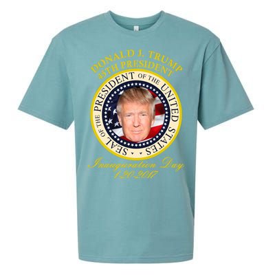 Donald J. Trump Presidential Seal Inauguration Sueded Cloud Jersey T-Shirt