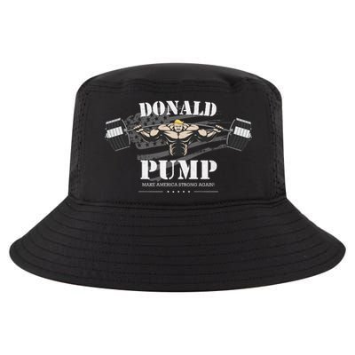  Donald Pump Make America Strong Again Cool Comfort Performance Bucket Hat