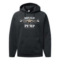  Donald Pump Make America Strong Again Performance Fleece Hoodie