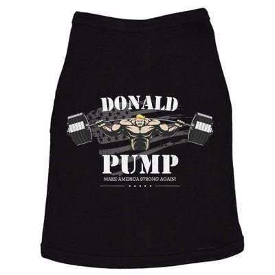  Donald Pump Make America Strong Again Doggie Tank