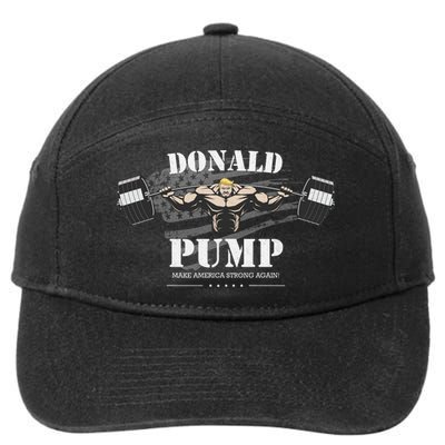  Donald Pump Make America Strong Again 7-Panel Snapback Hat