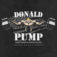  Donald Pump Make America Strong Again Adult Drive Performance Visor