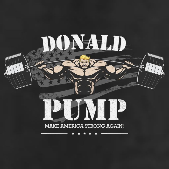  Donald Pump Make America Strong Again Adult Drive Performance Visor