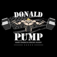  Donald Pump Make America Strong Again Drawstring Bag