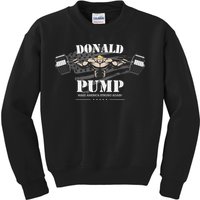  Donald Pump Make America Strong Again Kids Sweatshirt