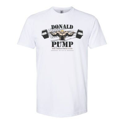  Donald Pump Make America Strong Again Softstyle® CVC T-Shirt