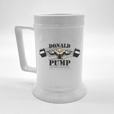  Donald Pump Make America Strong Again Beer Stein