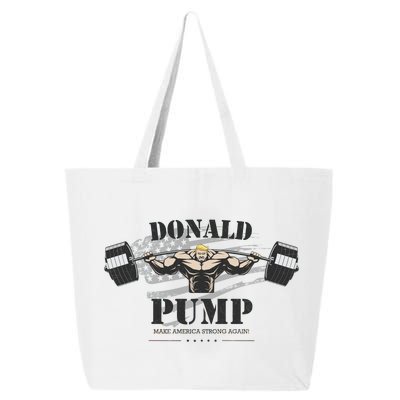  Donald Pump Make America Strong Again 25L Jumbo Tote