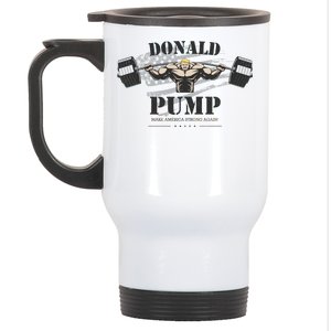  Donald Pump Make America Strong Again Stainless Steel Travel Mug