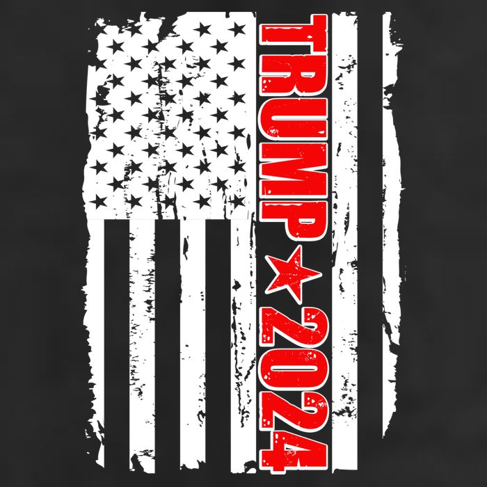 Donald Trump 2024 Distressed US Flag Adult Drive Performance Visor