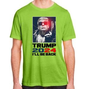 Donald Trump 2024 I'll Be Back Adult ChromaSoft Performance T-Shirt