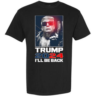 Donald Trump 2024 I'll Be Back Garment-Dyed Heavyweight T-Shirt