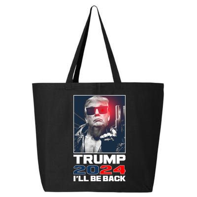 Donald Trump 2024 I'll Be Back 25L Jumbo Tote