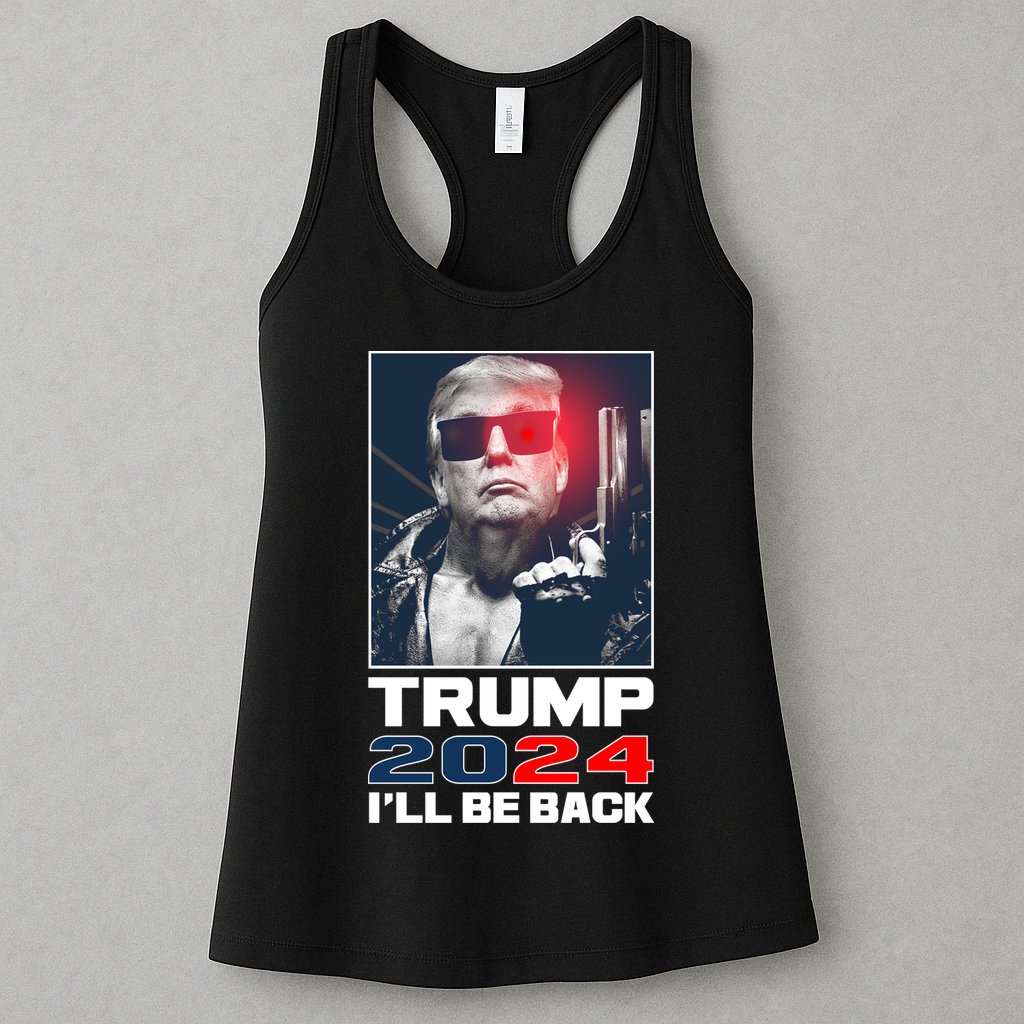 Donald Trump 2024 I'll Be Back Womens Tank Top