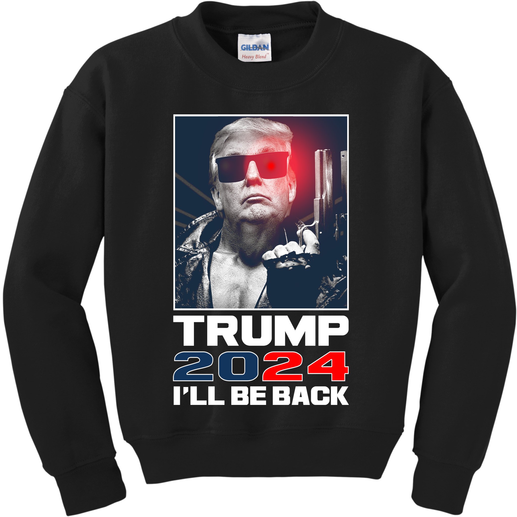 Donald Trump 2024 I'll Be Back Kids Sweatshirt