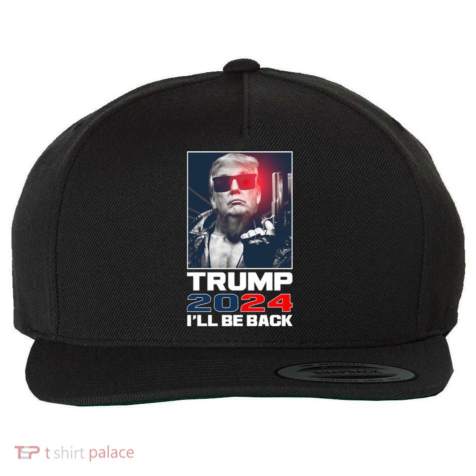Donald Trump 2024 I'll Be Back Wool Snapback Cap