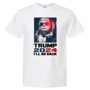 Donald Trump 2024 I'll Be Back Garment-Dyed Heavyweight T-Shirt