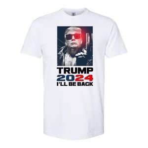 Donald Trump 2024 I'll Be Back Softstyle CVC T-Shirt