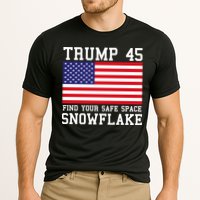 Donald Trump 45 Find Your Safe Space Snowflake USA Cooling Performance Crew T-Shirt