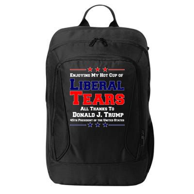 Donald Trump 45TH PRESIDENT POTUS Liberal Tears City Backpack