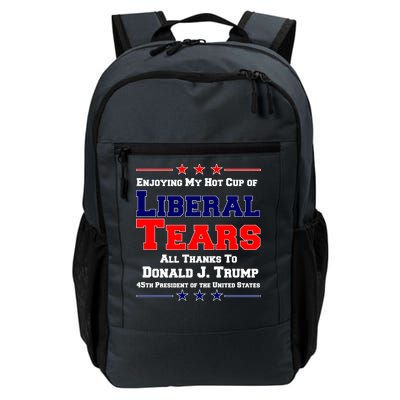 Donald Trump 45TH PRESIDENT POTUS Liberal Tears Daily Commute Backpack