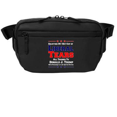 Donald Trump 45TH PRESIDENT POTUS Liberal Tears Crossbody Pack