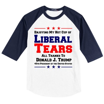 Donald Trump 45TH PRESIDENT POTUS Liberal Tears Baseball Sleeve Shirt