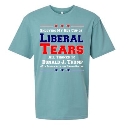 Donald Trump 45TH PRESIDENT POTUS Liberal Tears Sueded Cloud Jersey T-Shirt