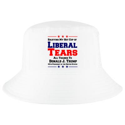 Donald Trump 45TH PRESIDENT POTUS Liberal Tears Cool Comfort Performance Bucket Hat