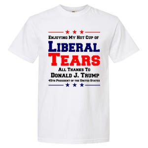 Donald Trump 45TH PRESIDENT POTUS Liberal Tears Garment-Dyed Heavyweight T-Shirt