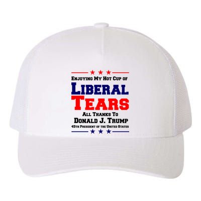 Donald Trump 45TH PRESIDENT POTUS Liberal Tears Yupoong Adult 5-Panel Trucker Hat