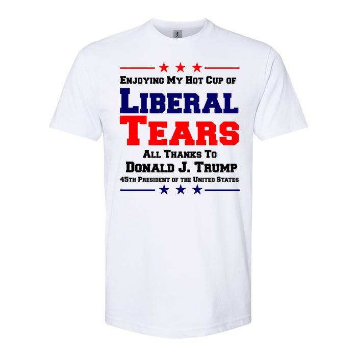 Donald Trump 45TH PRESIDENT POTUS Liberal Tears Softstyle® CVC T-Shirt