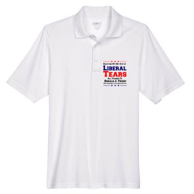 Donald Trump 45TH PRESIDENT POTUS Liberal Tears Men's Origin Performance Piqué Polo