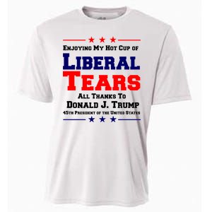 Donald Trump 45TH PRESIDENT POTUS Liberal Tears Cooling Performance Crew T-Shirt