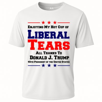 Donald Trump 45TH PRESIDENT POTUS Liberal Tears Cooling Performance Crew T-Shirt