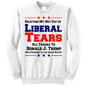 Donald Trump 45TH PRESIDENT POTUS Liberal Tears Sweatshirt