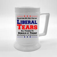 Donald Trump 45TH PRESIDENT POTUS Liberal Tears Beer Stein