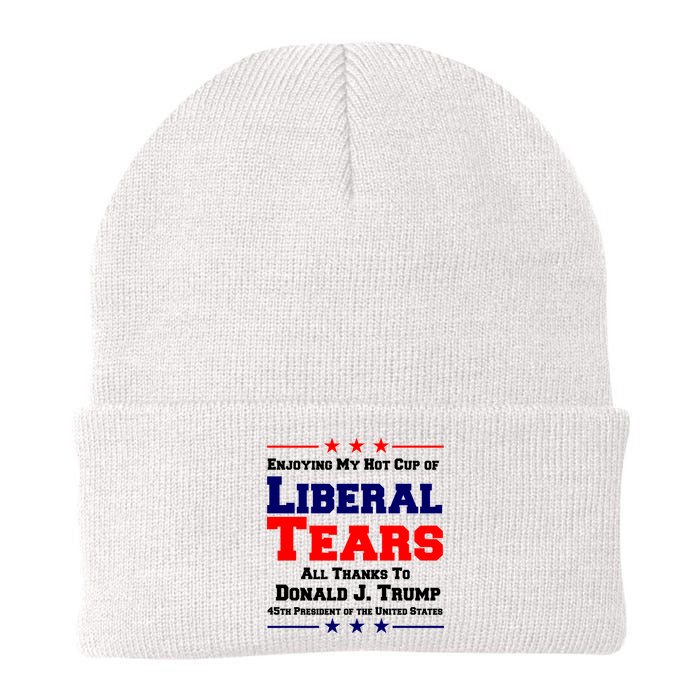 Donald Trump 45TH PRESIDENT POTUS Liberal Tears Knit Cap Winter Beanie