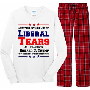 Donald Trump 45TH PRESIDENT POTUS Liberal Tears Long Sleeve Pajama Set