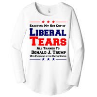 Donald Trump 45TH PRESIDENT POTUS Liberal Tears Women's Perfect Tri Tunic Long Sleeve Shirt