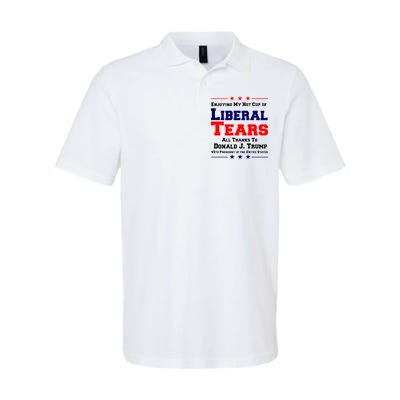 Donald Trump 45TH PRESIDENT POTUS Liberal Tears Softstyle Adult Sport Polo